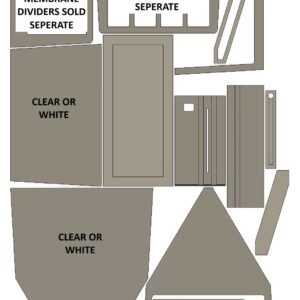 V1 Unassembled Electrolysis Cell CLEAR