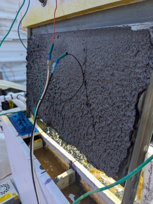 The Continuous Mining Unit during a run