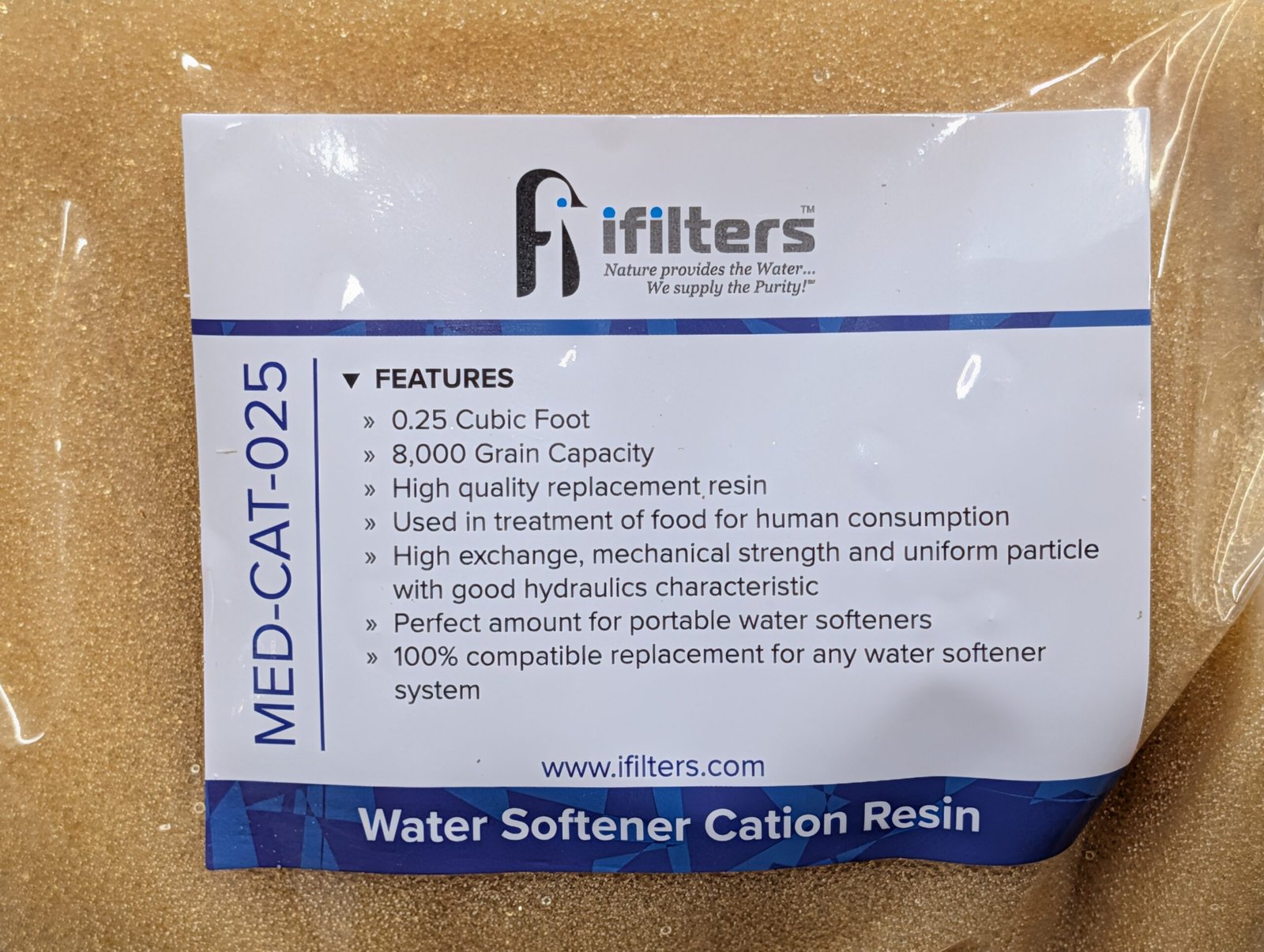 Ground Cation Exchange Resin Powder, 16 fl oz - Image 4